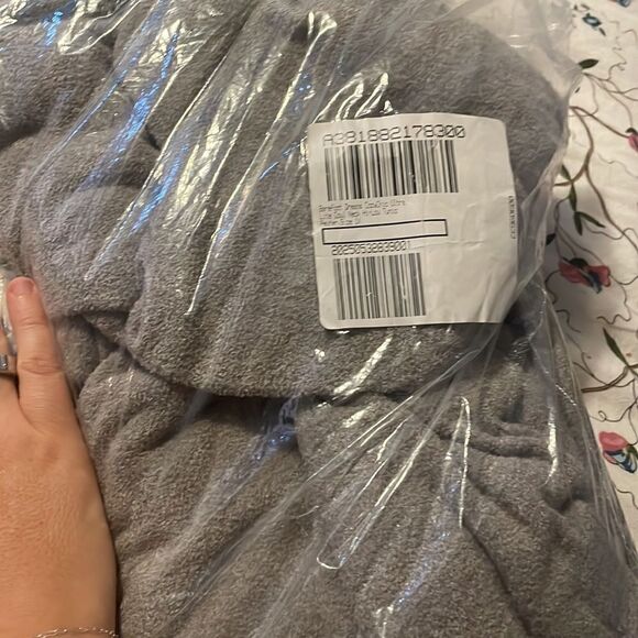 Barefoot Dreams cozy chic ultra lite cowl neck tunic, color pewter 1X NWT - Picture 3 of 5